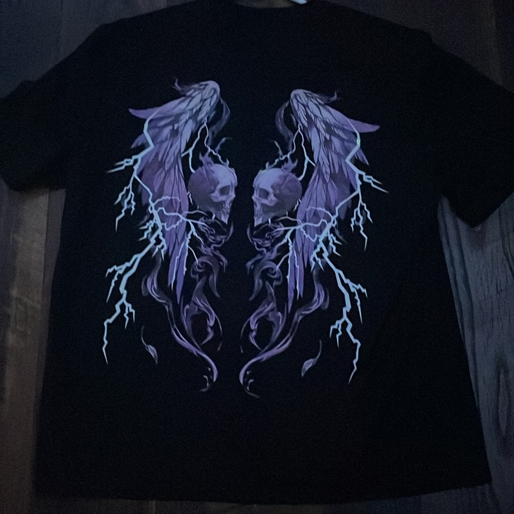 purple angel tee shirt